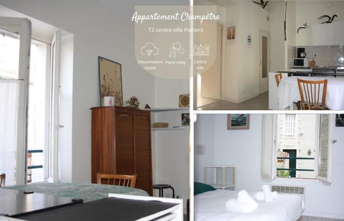 Appartement Champetre - Deconnexion Assuree Poitiers Esterno foto